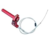 Universal Motorcycle Racing 22mm CNC Aluminum Throttle Grip Quick Twister with Throttle Cable For KLX CR CRF EXC XR TTR CB SSR CRF50 CRF230 50 70 110 IRBIS 125 230 250 Dirt Bike pit bike