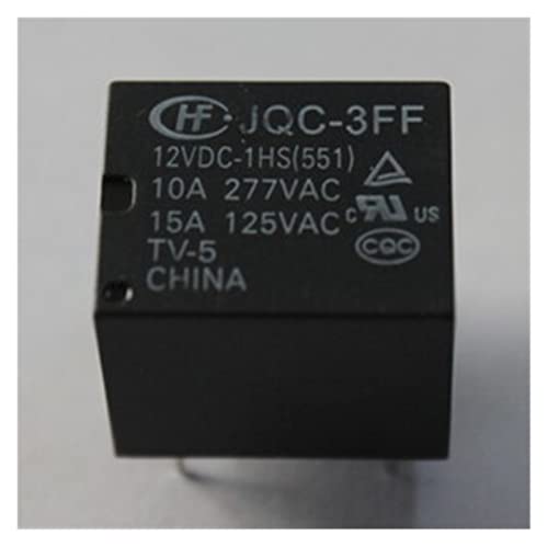 Relais JQC-3FF 12VDC-1ZS T73 mini avec isolation électrique DIP-5