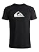 Quiksilver Men's Everyday Logo T-Shirt, Black2, Large