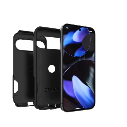 OtterBox Clydesdale Commuter Series Schutzhülle – Schwarz, Ultra-schlank, kabellos aufladbar, erhöhte Kanten schützen Kamera und Bildschirm – Ansicht 3