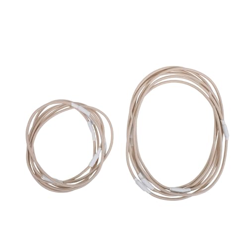 IMIKEYA 12 pezzi di fasce elastiche per microfono, anelli in gomma anti-vibrazione, clip per supporto microfono, parti di ricambio per studio e registrazione domestica