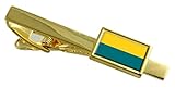 Hand Made Select Gifts Stadt Narva Estland Flagge Gold Krawattenclip