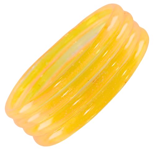 Image of STYOLLO Viral Jelly Plain Transparent Glass Kada Set For Women & Girls | Kanch Kada For Girls | Daily Ethnic Traditional Jewelry | Glossy Classic Fashion Kangan For Wedding, Festive & Parties - Set Of 4