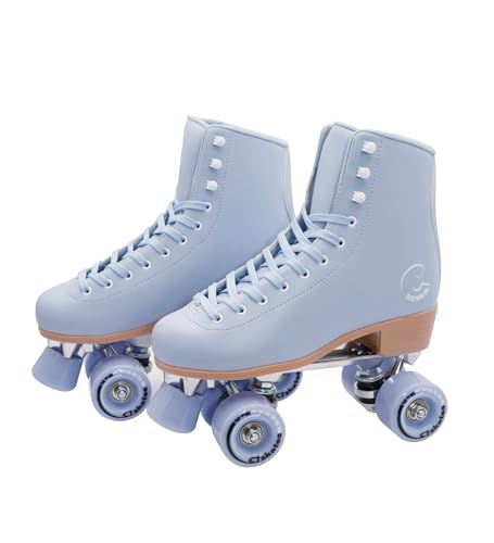 C SEVEN C7skates Cute Roller Skates for Girls and Adults (Bleu Brume Womens 8 / Mens 7)