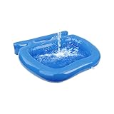 ウォッシュベイシンスイミングプール - 屋外用のBacinellaポータブルワッシャー|渦、庭、キャンプ、最適な携帯性スイミングプール、スパ、水泳の準備のための軽量で実用的な抗サビア障壁