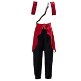EChunchan Boku No My Hero Academia Kirishima Eijiro Cosplay Costume Adult Top Pants Outfit Suit Halloween Costume Wig Shoes (Male XL, Costume+Wig+Shoes)
