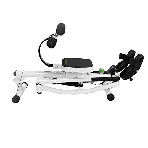 Image of Rowing Machine Hydraulic Rower Trainer with Adjustable Resistance Advanced Driving Belt System Cardio Workout
