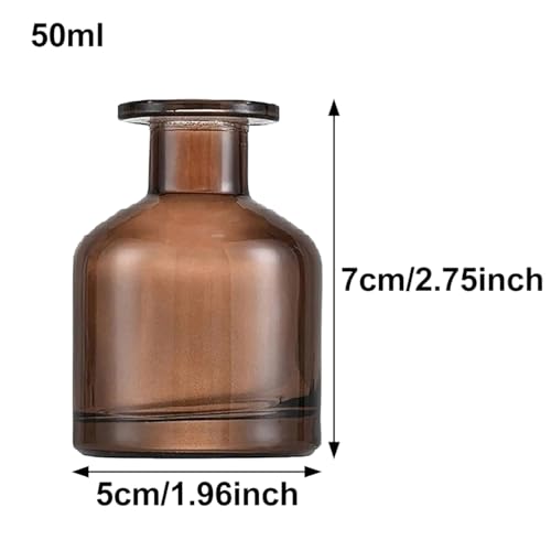 Botella vacía de fragancia 50ml de vidrio miniatura 2