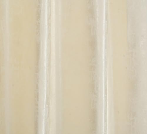 Image of 70-75% Room Darkening Long Door Curtains 9 Feet Long Set of 3 pcs for Living Room | Premium Polyester Grommet Curtain Panel, Cream