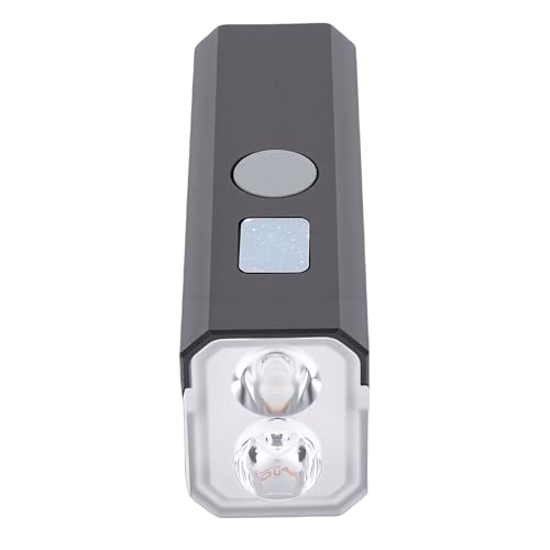 Julihai Bike Front Light, Aluminum Alloy, 400lm Rechargeable Bicycle Headlight with 6 Lighting Modes, Perfect for Cycling Hiking and Camping
