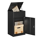 STANI 33" Package Delivery Box for Outside, Anti-Theft Parcel Drop Boxes
