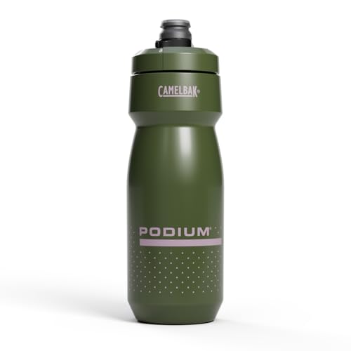 Camelbak PODIUM 710ml botella de agua para bicicleta – tapa autocierre – a prueba de fugas – libre de BPA – fácil de limpiar – Deep Fern, talla: OS