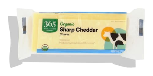 365 by Whole Foods Market Organic Sharp Cheddar Bar, 6 OZ