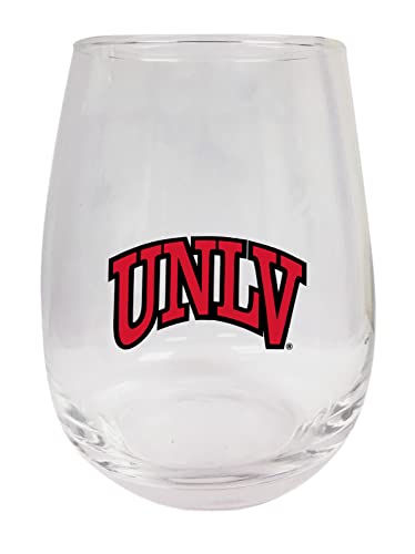 UNLV Rebels 9 oz Stemless Wine Glass Officially Licensed Collegiate Product