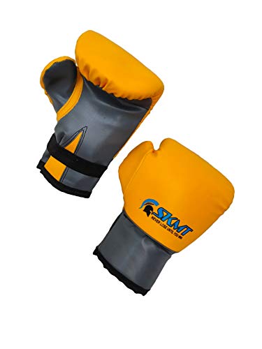 Image of SKMT NEVER LOSE UNTIL YOU WIN Kids Boxing Set for Ages 2-8 Years (Yellow)