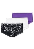 Schiesser Mädchen 3 PACK Unterwäsche Shorts weiches Bündchen Multipack - 95/5 Organic Bio Baumwolle - Größe 140 bis 176, sortiert 8_173524, 164