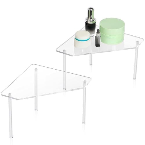 Étagère d'angle pour salle de bain et cosmétiques duo de rangement - 5