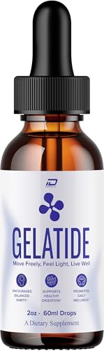 Gelatide Drops Advanced Liquid Formula for Daily Health & Wellness Support (1 Bottle 1 Month Supply)