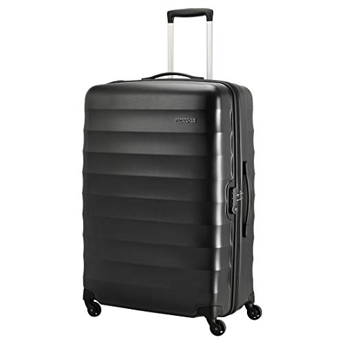 Image of American Tourister Trolley Bags for Travel | Barcelona 55 Cms, 69 Cms, 79 Cms Polycarbonate Hardsided Spinner Set of 3 Luggage Bags | Suitcase for Travel | Trolley Bags for Travelling, Gunmetal