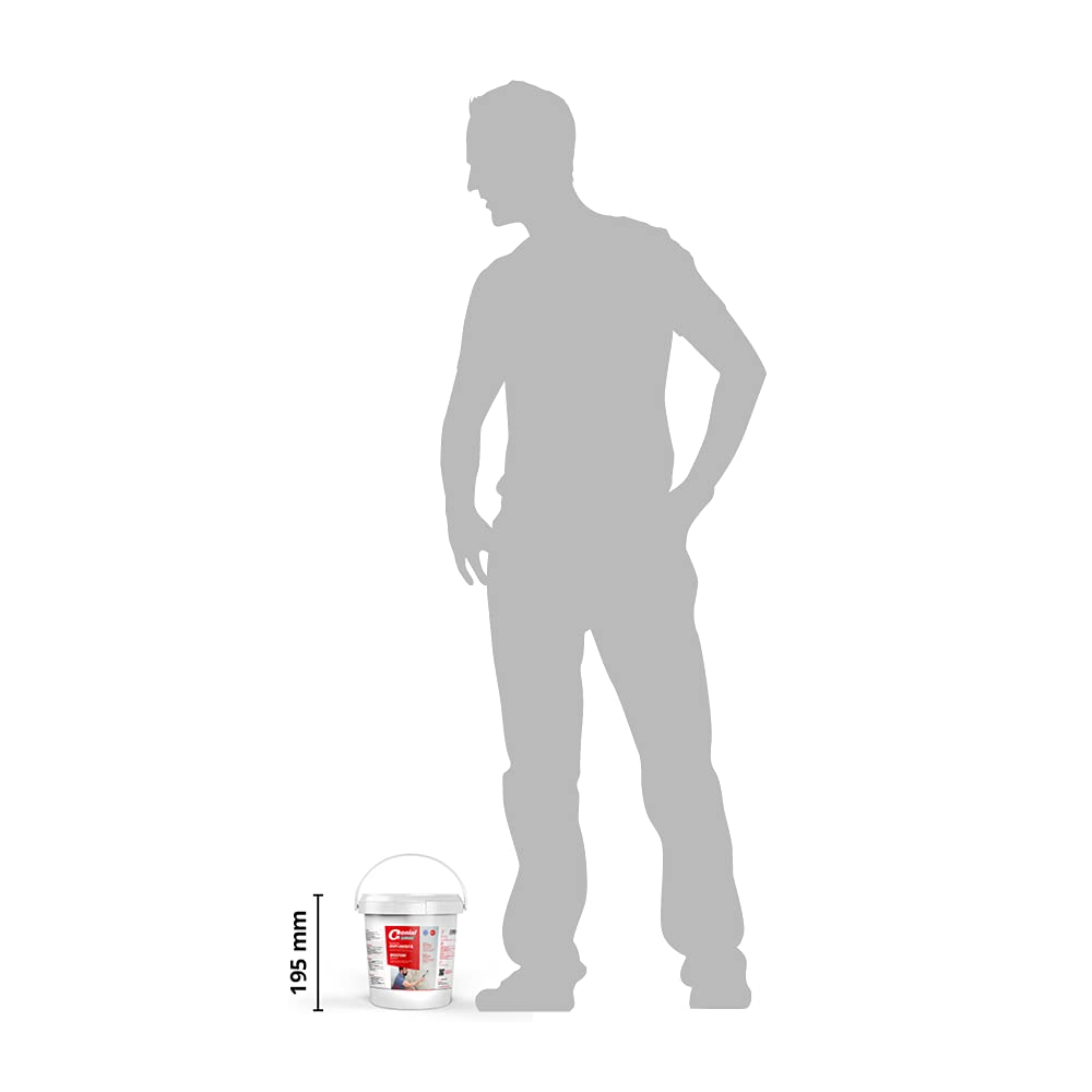 Barrera antihumedad, funda impermeabilizante líquido antihumedad para sótanos, garajes, locales enterrados y mampostería contraria | resina epoxi tricomponente 5 kg.