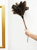 50cm 20'' Premium Quality Genuine Ostrich Feather Duster – Attracts Dust Particles - Thick Soft Feathers - Durable Ergonomic Wooden Handle – Easy Efficient Dusting - 100% Money Back - Image 6