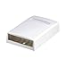 PANDUIT CBX4EI-AY Surface Mount Box, 4 Port, Electric Ivor