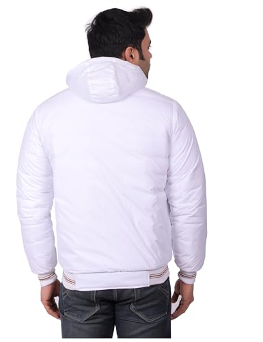 Image of Quark Export Quality Reversible Puffer Jacket in GLD Material best for Winterwear /Hiking /Biking /Camping /Mountaineering /Racing /Climbing /Tracking(Control Temperature up to 3 Degree Celsius.)(3C)