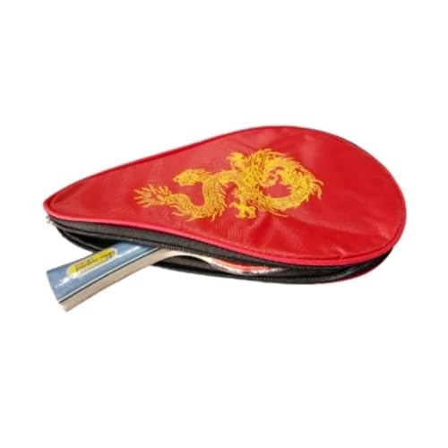 Vobumix 2pcs Table Tennis Racket Bag with Dragon Pattern Design Pong Bat Bag Table Tennis Bat Cover for Sports Accessories - Image 4