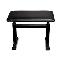 IBOWZ Banquette Piano Banc,Tabouret Piano Banc de Piano Tabourets pour Clavier Chaises en Forme de I remplies d’éponge à Haute résilience Grande capacité de Charge, 65 x 34 x 47-57 cm - Les Beatles, Paul McCartney, John Lennon, RIngo Starr, George Harrison