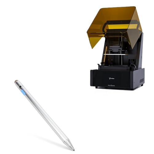 BoxWave Stylus Pen Compatible with HeyGears Reflex - AccuPoint Active Stylus, Electronic Stylus with Ultra Fine Tip - Metallic Silver