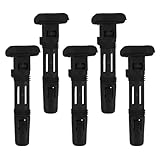 JUMPLAWN 5pcs Adjustable Car Seat Headrest Guide Inserts Plastic Tubes for Enhanced Support Vehicles Versatile Headrests Post Guide for Comfort Cars Homes and Offices