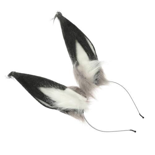 FRCOLOR ふわふわうさぎ耳ヘッドバンド 女性用コスプレアクセサリー かわいい動物耳 パーティー仮面舞踏会クリスマス写真撮影用ヘアアクセサリー