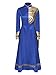 Riismen Womens Praise Dance Dress Robe Loose Clergy Maxi Dress Long Sleeves Minister Choir Costumes Royal Blue Small