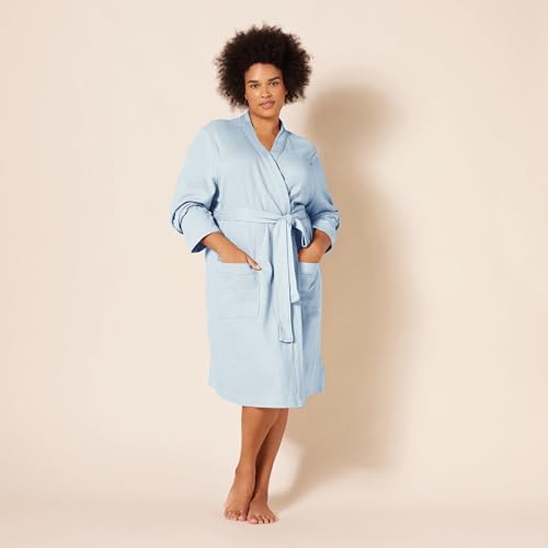 Image of Amazon Essentials Women's Lightweight Waffle Full-Length Bath Robe (Available in Plus Size)