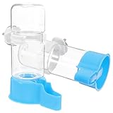 Mangeoire à eau pour cage à oiseaux : conception caractéristique et , utilisation et nettoyage faciles, cette mangeoire à oiseaux est un outil pratique pour l'alimentation des oiseaux, accessoire des oiseaux