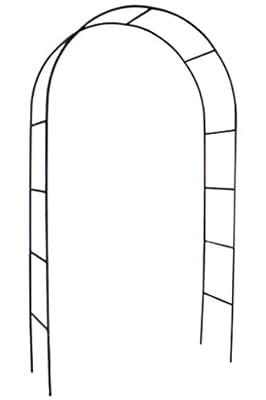 1. GO Steel Garden Arch, 7'8" High x 4'5" Wide, Garden Arbor for Various Climbing Plant, Outdoor Garden Lawn Backyard