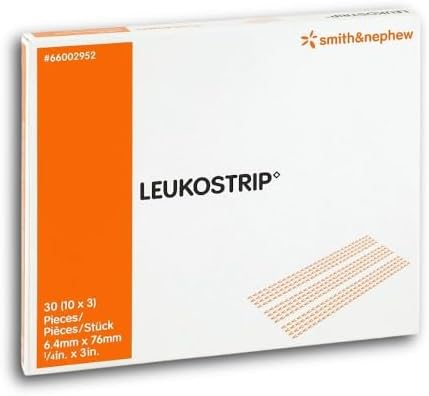 LEUKOSTRIP◊ Wundnahtstreifen (6,4 x 76mm) 10x3 Streifen