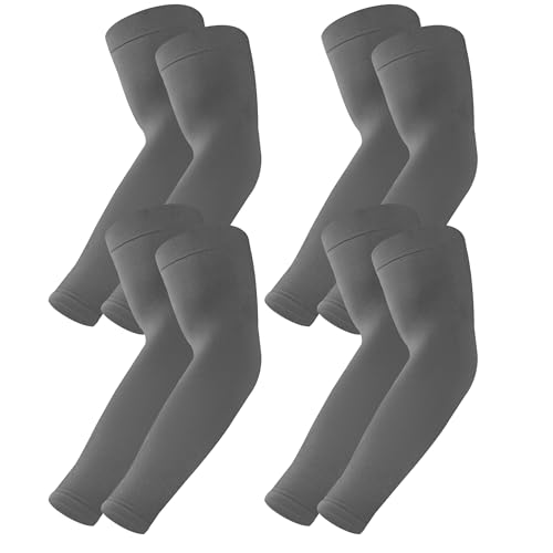 Image of BHYTAKI UV Sun Protection Arm Sleeves, UPF 50 Sports Cooling Arm Compression Sleeves for Men Women Teenager