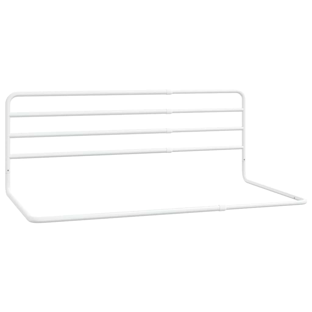 Barrera de cama infantil ajustable 76-137 cm, hierro, color