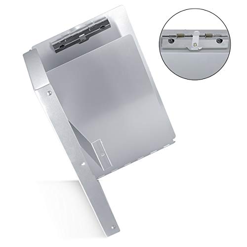 Small Aluminum Clipboard with Storage(Memo Size), Recycled Metal Snapak Form Holder Binder with Insided SerratedClip Posse Box, Perfect for Truck Driver, Fits Paper Size up to 5.5 x 9.5 inch - Thumbnail 4