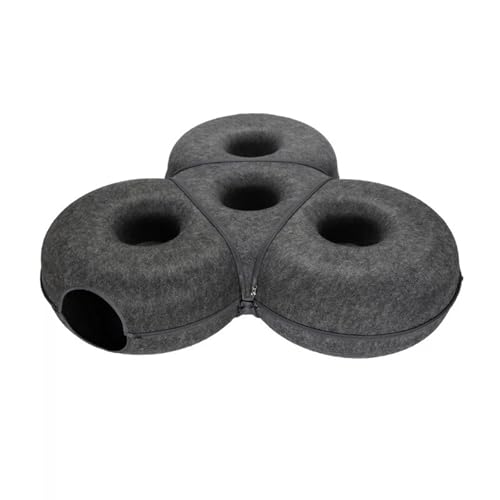 Tunnel rond pour plusieurs chats la solution lit chaud contre l'ennui - 2