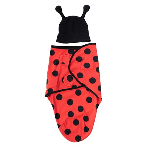 Image of Cuddle Club Swaddles for Newborns - Baby Swaddle Blanket for Boys & Girls - Adjustable Hook-and-Loop Cotton Wrap for Newborn 0-3 & 3-6 Months with hat
