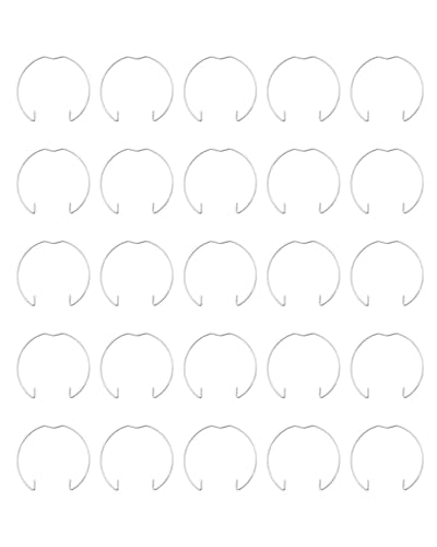 HUVZOR 25PCS Anelli Elastici di Ritegno Rondella Elastica per Faretto da Incasso GU10 MR16 Rondella Elastica Portalampada per Lampada Alogena da Incasso con Faretto