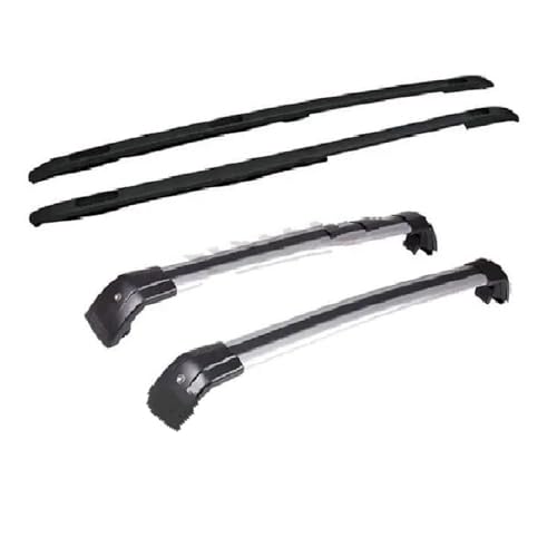 Baca Coche para Land para Rover para Discovery 5 L462 2017-2022 Juego 4 Portaequipajes con Barras Transversales para Techo Portaequipajes Coche