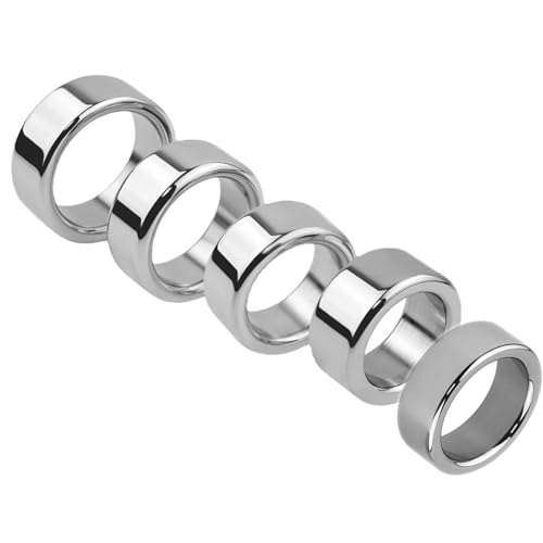 ペニスリング コックリング ステンレスm男向け トレーニングおなにーグッズ男性用 ぺにすリング 人気チンコリング大人のおもしろおもちゃ カップル向けマンネリ解消 エッチグッズ 拘束具 ちんちん アダルトグッズ こっくんリング重量感 (S) - 画像6