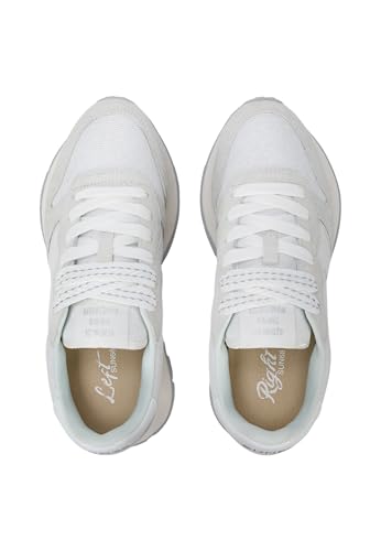 SUN68 Donna Sneakers Basse Z36203 Pelle Bianco 38 - 5