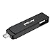 PNY 256GB Duo Link V3 USB 3.2 Gen 2 Type-C & Type-A OTG Flash Drive Extreme Speeds Read/Write 1000/800MB/s External Mobile Storage Compatible with Smartphone/Tablet/Laptops/Desktops