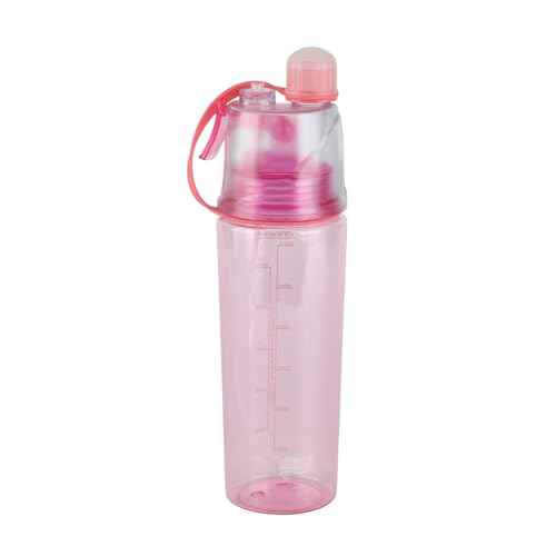 Botella de agua portátil anti derrames de plástico transparente para niños 3