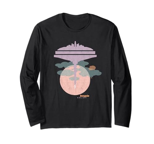 T-shirt Star Wars Bespin Cloud City pastel manches longues streetwear homme