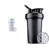 BlenderBottle Classic V2 20-Ounce Shaker Bottles, White and Black
